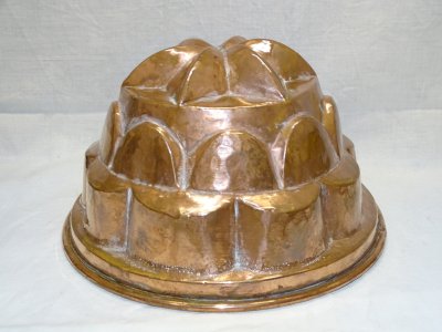 -ANCIEN MOULE A GATEAU EN CUIVRE étamé à l'intérieur Belle déco Cuisine     D