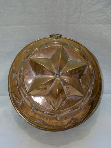 -ANCIEN MOULE A GATEAU EN CUIVRE étamé à l'intérieur Belle déco Cuisine     D