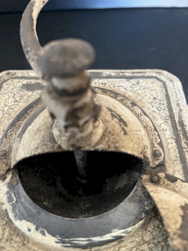 Ancien Moulin à Café  Peugeot tole  peint vintage décoration