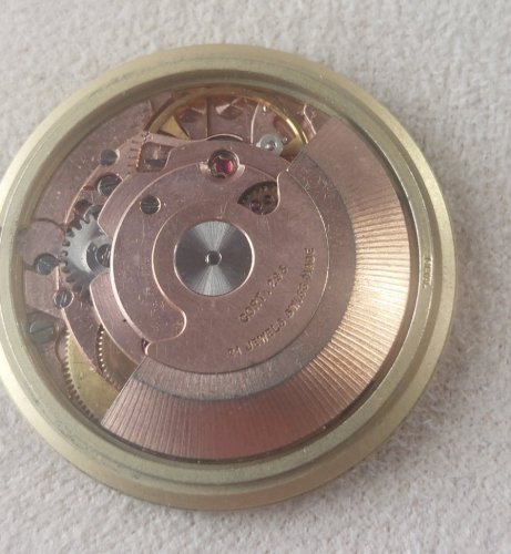 Ancien mouvement / mécanisme + cadran de montre Cortébert automatic cal 298