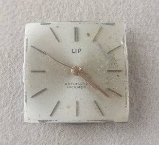 Old movement/mechanism + Lip automatic watch dial R147