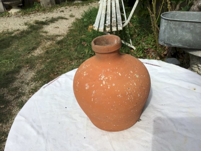 Ancien Nichoir à Oiseaux  mural extérieur en terre cuite  Art Populaire