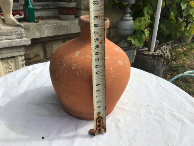 Ancien Nichoir à Oiseaux  mural extérieur en terre cuite  Art Populaire