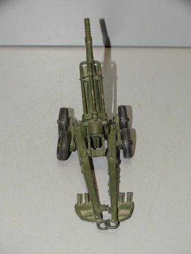 -ANCIEN OBUSIER DINKY TOYS MECCANO JOUET ANCIEN COLLECTION VITRINE déco   D