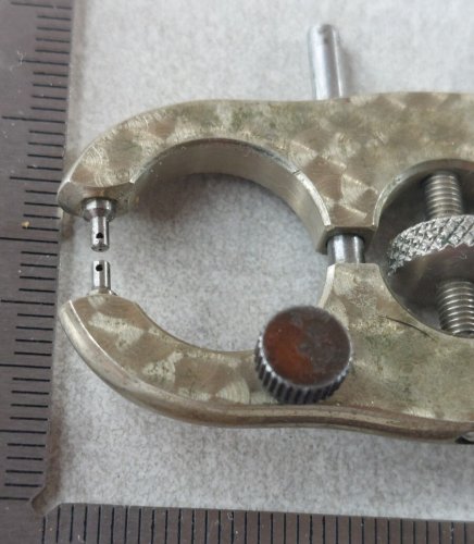 Ancien outil dhorloger / horlogerie, huit de chiffre