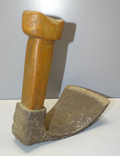 -ANCIEN OUTIL HERMINETTE DE SABOTIER TONNELIER CHARPENTIER COLLECTION OUTILS  D
