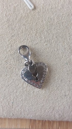 Ancien pendentif /charms, en forme de coeur, GAK, en argent massif ^