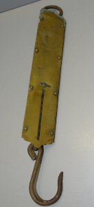 -ANCIEN PESON 80 Kg LANDERS IMPROVED SPRING BALANCE LAITON COLLECTION BALANCE  D