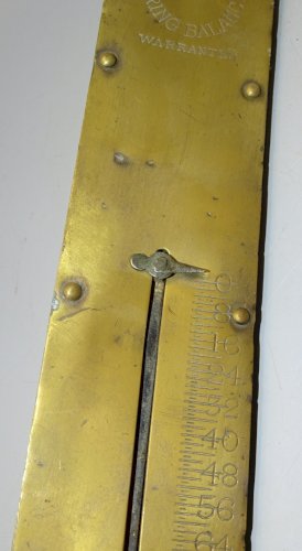 -ANCIEN PESON 80 Kg LANDERS IMPROVED SPRING BALANCE LAITON COLLECTION BALANCE  D