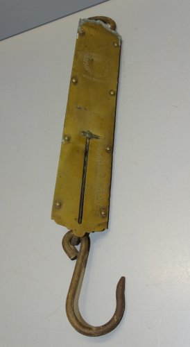 -ANCIEN PESON 80 Kg LANDERS IMPROVED SPRING BALANCE LAITON COLLECTION BALANCE  D
