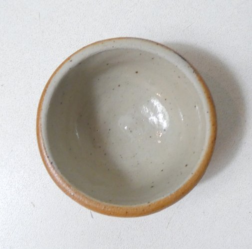 ancien petit beurrier individuel en grès vintage