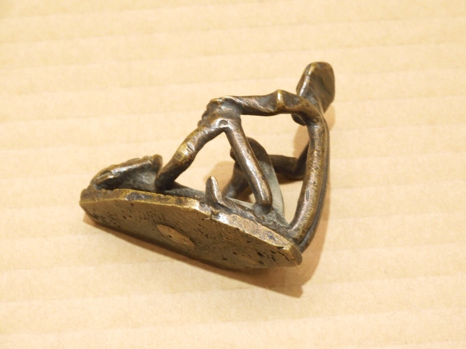 Bague pièce or 20 Francs Napoléon sur panier fil