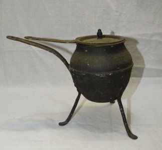 - ANCIENT LITTLE GLUE POT DOUBLE BOILER CARPENTER CABINETMAKER OLD TOOL D