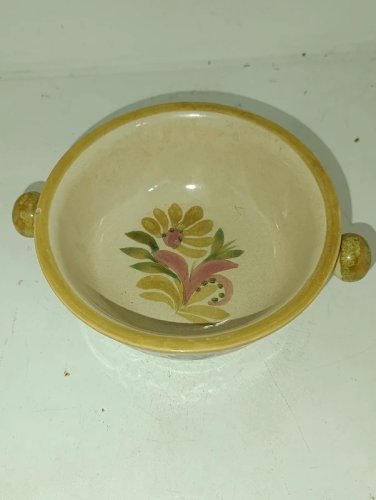 ancien petit pot à poignee hb henriot quimper en bon etat