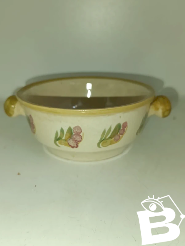 ancien petit pot à poignee hb henriot quimper en bon etat