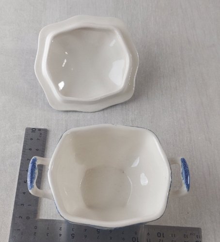 Ancien petit sucrier, en céramique, Old Britain Castles, Johnson Brothers ^