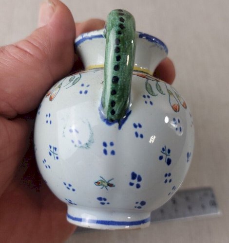 Ancien petit vase en céramique, Geo Martel GM 1896