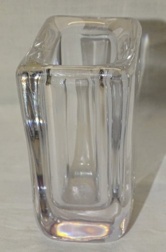 -ANCIEN PETIT VASE MODERNISTE CRISTAL signé DAUM FRANCE modèle LA BRIE   D