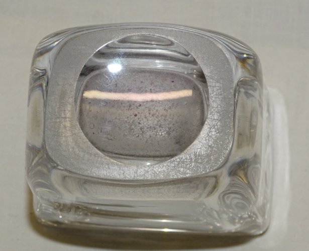 -ANCIEN PETIT VASE MODERNISTE CRISTAL signé DAUM FRANCE modèle LA BRIE   D