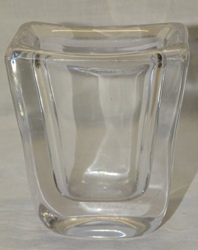 -ANCIEN PETIT VASE MODERNISTE CRISTAL signé DAUM FRANCE modèle LA BRIE   D