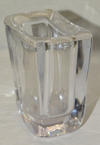 -ANCIEN PETIT VASE MODERNISTE CRISTAL signé DAUM FRANCE modèle LA BRIE   D