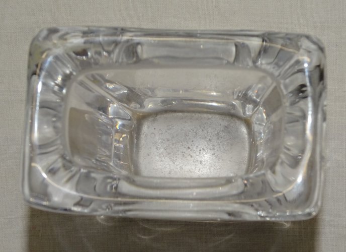 -ANCIEN PETIT VASE MODERNISTE CRISTAL signé DAUM FRANCE modèle LA BRIE   D