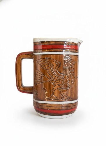 Ancien pichet en Céramique émaillée, école Italienne Romacréa, des années 60.