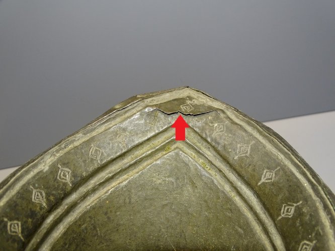 - ANCIEN PICHET INDO PERSAN CUIVRE AIGUIERE ISLAMIQUE CALLIGRAPHIE PICHET QAJAR