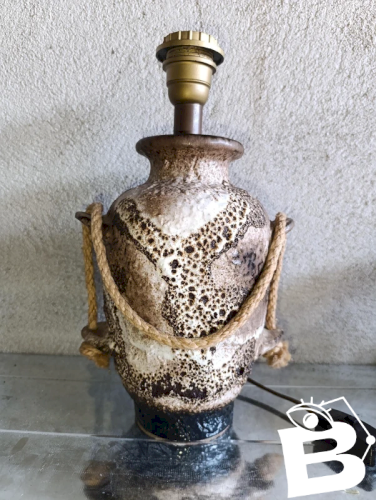 ancien pied de lampe fat lava style west germany année 60-70 en bon etat