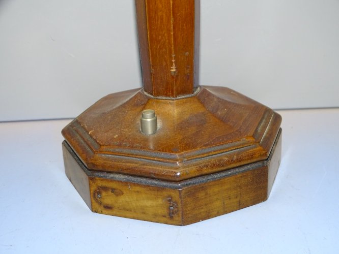 -ANCIEN PIED TELEPHONE GRAMMONT BOIS MANQUE LA PLAQUE POUR RESTAURATION