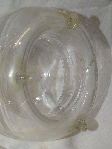 -ANCIEN PIEGE A MOUCHES A INSECTES VERRE Soufflé BOUCHON VERRE  COLLECTION     D