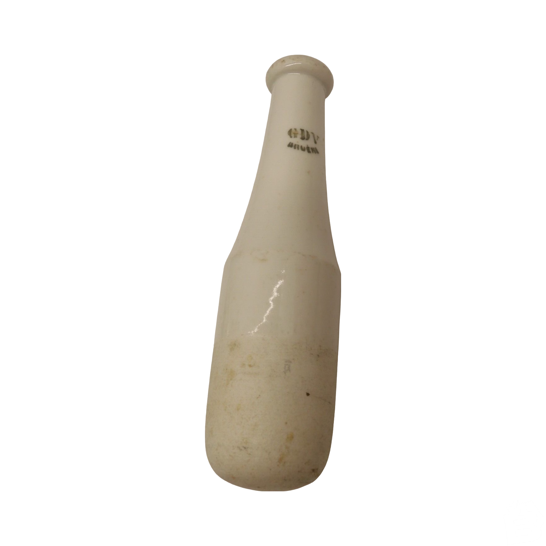 Mortier en porcelaine blanche 13 cm et pilon en bois