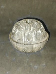 old glass flower pick made in France in good condition