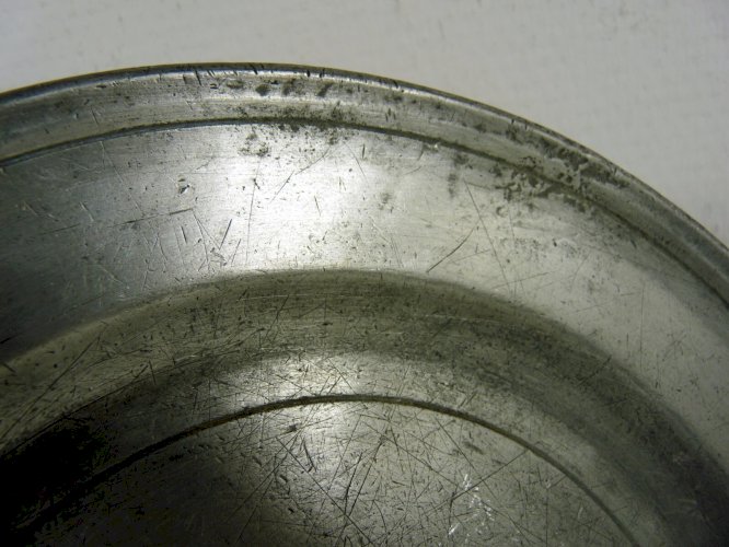Ancien Plat en Etain XVIII° Poinçon Benjamin Philippe Doret cca 1790 Suisse