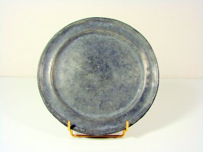 Old Tin Plate 17th 18th Century High Period Mark, D - 20.6 cm