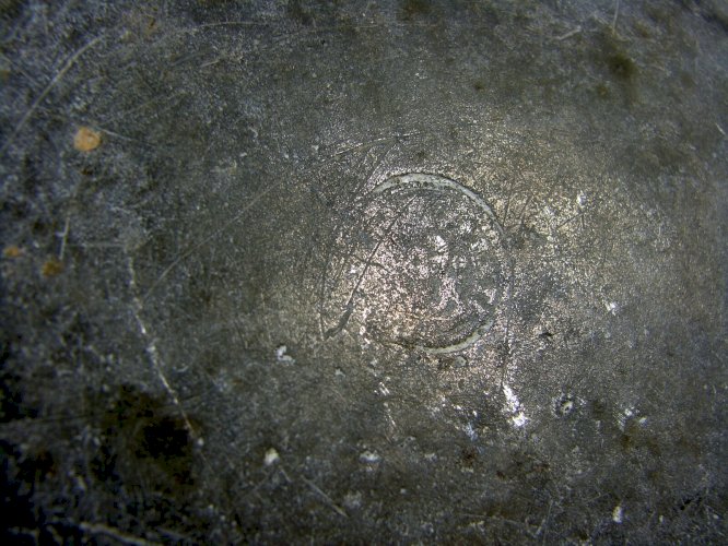 Ancien Plat Etain XVII° XVIII° Haute Epoque Poinçon, D - 20,6 cm