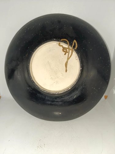 ancien plat murale  johann maresch? decor perse , turque debut 20eme en bon etat