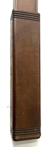 Ancien plumier en bois sculpté XX siècle