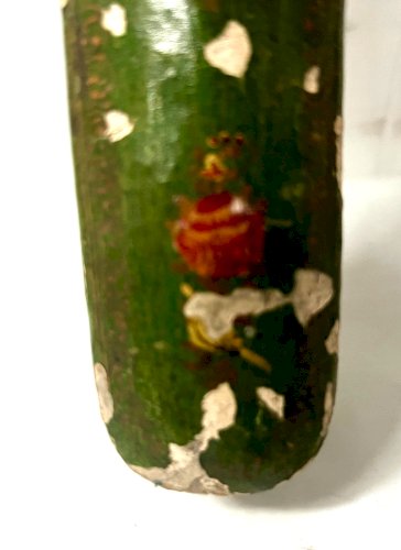 Ancien plumier QADJAR  en bois polychrome XX siècle