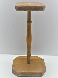 -ANCIEN PORTE CHAPEAU BOIS de MODISTE VINTAGE BOUTIQUE CHAPELIER OBJET DECO XXe