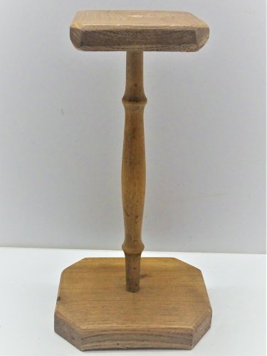 -ANCIEN PORTE CHAPEAU BOIS de MODISTE VINTAGE BOUTIQUE CHAPELIER OBJET DECO XXe