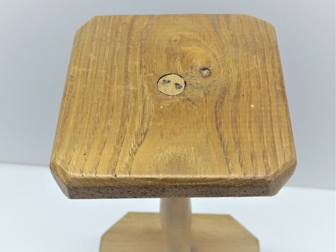 -ANCIEN PORTE CHAPEAU BOIS de MODISTE VINTAGE BOUTIQUE CHAPELIER OBJET DECO XXe