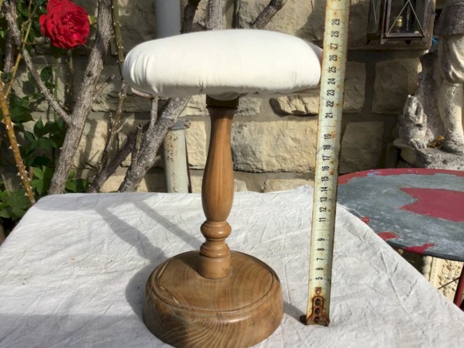 Ancien Porte chapeau jeannette en bois tourné