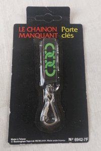 Vintage key chain, missing link game.