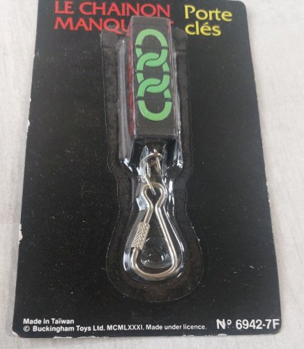 Ancien porte clé / Key Chain vintage, jeu chainon manquant