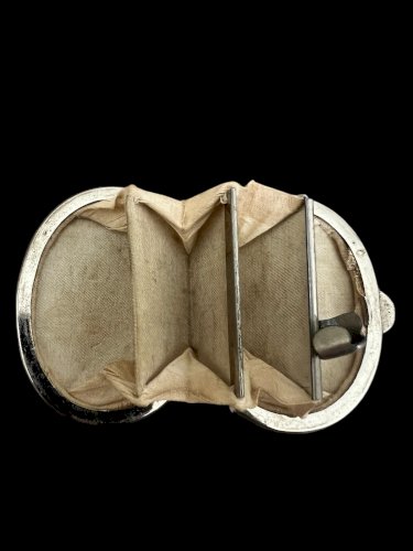 Ancien  Porte-Monnaie Galalithe À Soufflet XIXe siècle collection objet vitrine