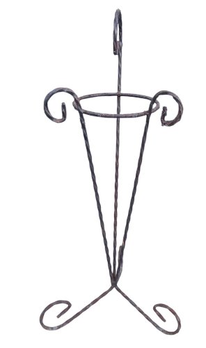 Ancien Porte Plante Tripode Fer Forgé old  wrought iron plant holder