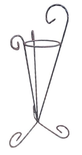 Ancien Porte Plante Tripode Fer Forgé old  wrought iron plant holder