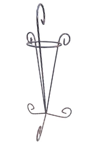 Ancien Porte Plante Tripode Fer Forgé old  wrought iron plant holder