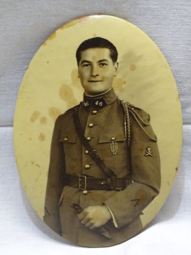 - ANCIEN PORTRAIT MILITAIRE SOLDAT Français du 46e REGIMENT D'ARTILLERIE   D
